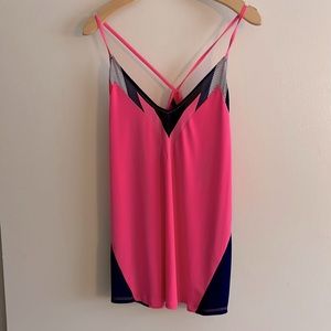 ✨2/15✨ Hot pink Express tank with racer back styling. Super fun and cute!